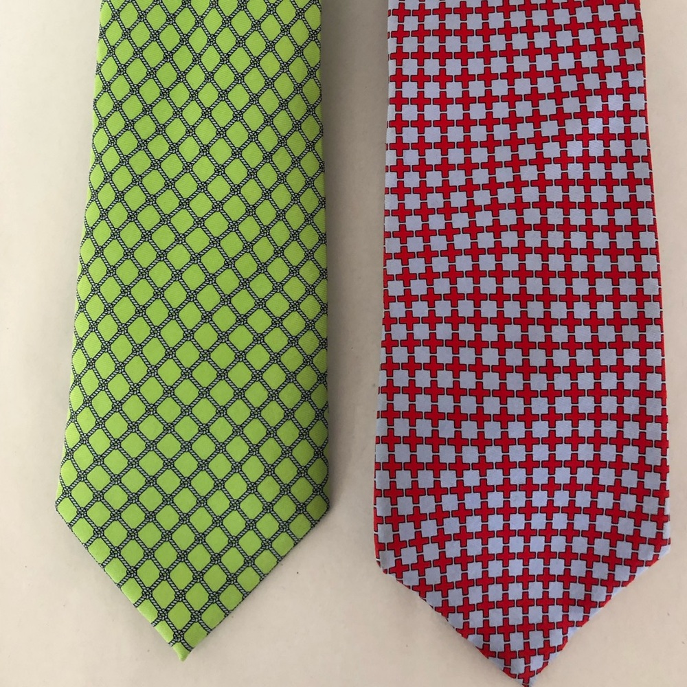 Set of two Peter Blair ties - 100% silk